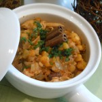 Vegan “Chicken,” Green Chili, and Hominy Posole