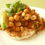 Vegan Thai Sloppy Joes on Toasted Rice Cakes