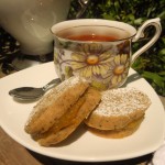 Vegan Lemon Verbena Shortbread Sandwich Cookies with Vegan Lemon Curd Filling