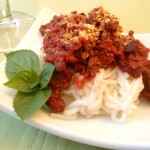 Vegan Beet Bolognese–Mama-Mia!