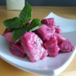 Happy Birthday, Joooolia!  Vegan Potato and Beet Salad a la Julia Child