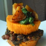 Vegan Maharaja Mung Beans and Kale (with Sweet Potato Stack Option!)