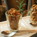 Countdown to Thanksgiving–Day #5: Vegan Fresh Pumpkin, Pecan and White Bean Shooters (or Dip or Spread)