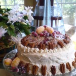 On the 12th Day of Christmas…The Big White Cake (vegan)