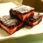 Vegan Red Velvet Brownies with “Cream Cheese” Layer or Swirl