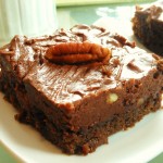 Blooming Platter Vegan (natural) Coca-Cola Cake with Fudgy Frosting–Reformulated!