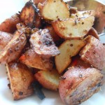 Vegan Crispy Mustard-Roasted New Potatoes