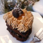 Coundown to Valentine’s Day 2015: Day 3–Vegan Chocolate Heart Cakes with Hazelnut & Apricot Ganache Filling and Espresso Cream Cheese Frosting