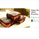 Countdown to Valentine’s Day 2015:  Day 4–Vegan Red Velvet Brownies