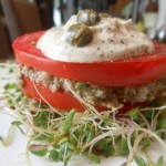 Vegan Tomato-Tuna Stack