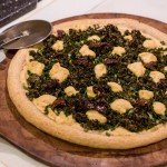 Day 19: Kale & Sundried Tomato Pizza AND Sherried Mushroom Bruschetta–“Cooking ‘The Blooming Platter Cookbook’ Julie & Julia Style”