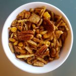 Vegan Mustard Maple Chex Mix<br>This is Chex on Steroids!