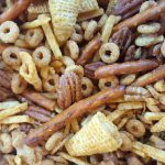 Vegan Buffalo Chex Mix<br> Perhaps the Richest Yet