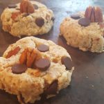 Vegan (Practically) Raw Chocolate Chip Cookies<br>(Gluten-Free)