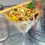 Vegan Flexy Sexy Asian Slaw<br>(with popcorn, my fave new slaw ingredient)