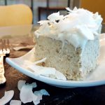 Blooming Best (Practically) Raw Vegan Coconut Cake<br>with Cream Cheese Frosting