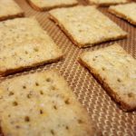 Vegan Whole Wheat-Flax/Chia Seed Crackers