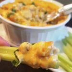 Vegan Cheesy Baked Buffalo Chickpea Dip<br>Betsy’s Best!