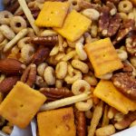 Vegan (Outrageous!) Loaded Tater Tot Chex Mix<br>without the Chex