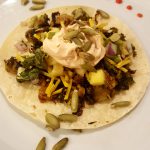 Vegan Crispy Brussels Sprouts Soft Tacos