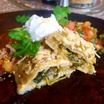 Vegan Spinach, Veggie, & Cheese Enchiladas