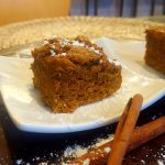 Vegan Pumpkin Cake Bars