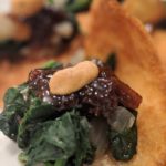 Saag Not-chos (Plant-Based Indian-Spiced Spinach over Pita Triangles with Plum Chutney)