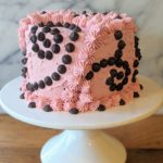 Chocolate-Chili Layer Cake with Raspberry Cream Cheese Frosting (vegan & plant-based)