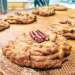 Chocolate Chip, Bourbon, Pecan and Macadamia Nut Cookies (vegan & plant-based)