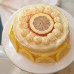 Luscious Lemon Layer Cake with Blood Orange-Lemon Curd and Lemon Cream Cheese Frosting (vegan & plant-based)